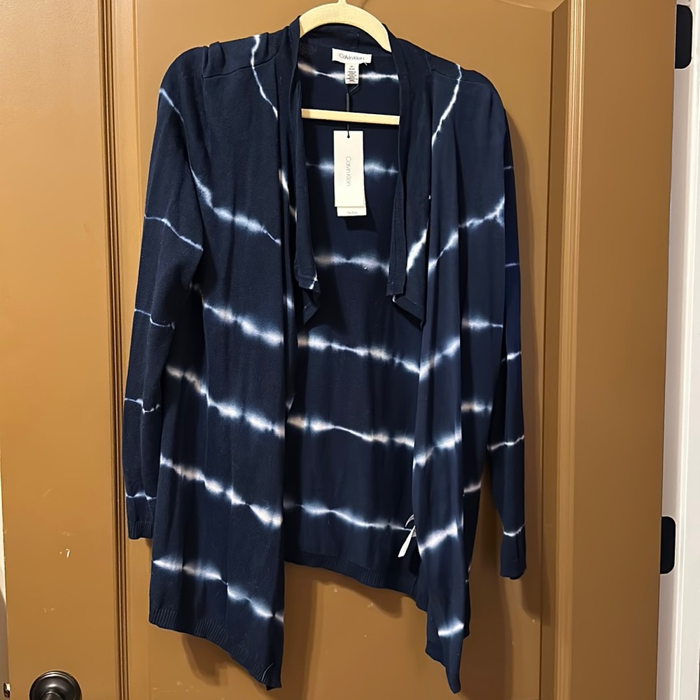 Calvin Klein Tie Dye Cascade Cardigan